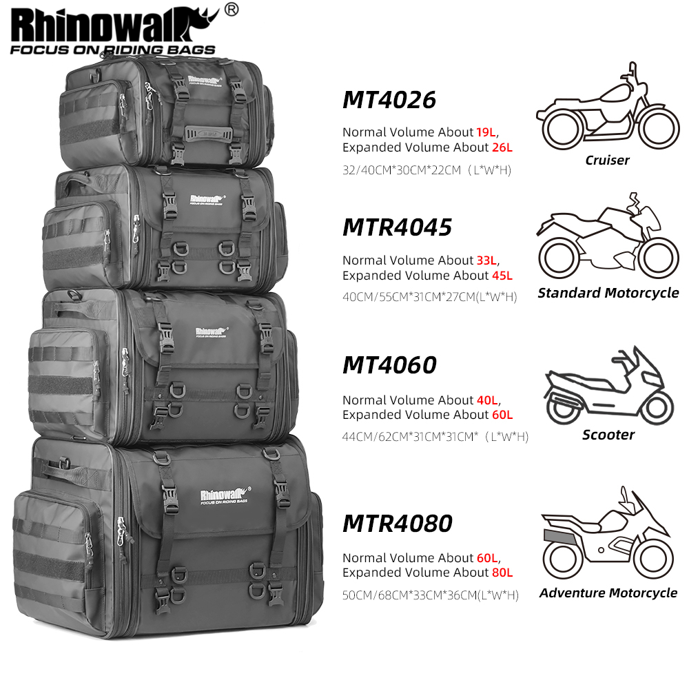 Motorcycle Gear Warehouse - Bolsa de equipaje de viaje para