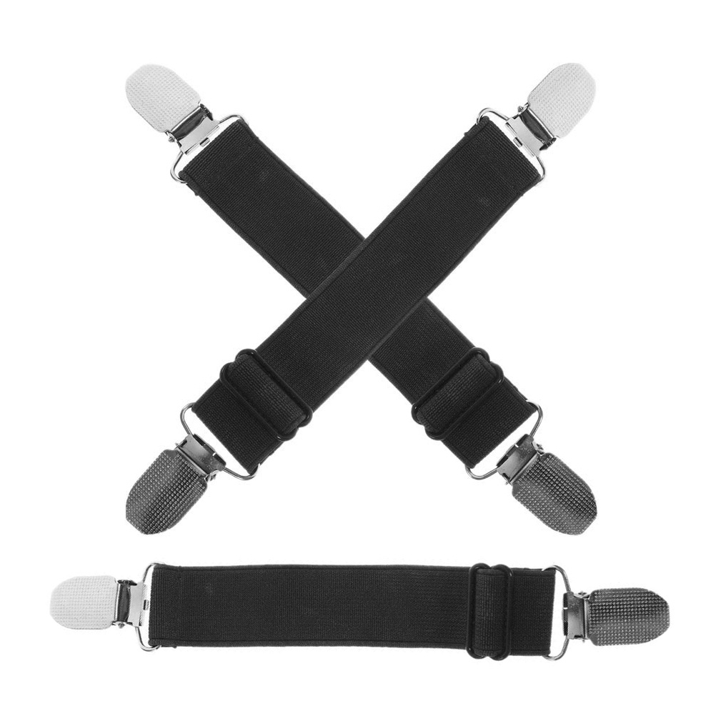 Motorcycle Gear Holder - 3 clips elásticos para pantalones, ajustables,