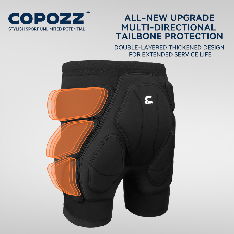 Motorcycle Gear Protection - Rodilleras de Esquí COPOZZ Mejoradas, Protector