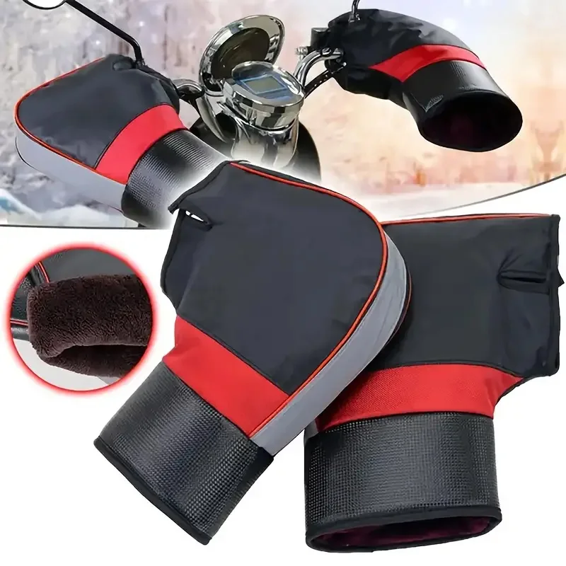 Motorcycle Gear Protection - Manguitos para manillar de motocicleta, cubierta