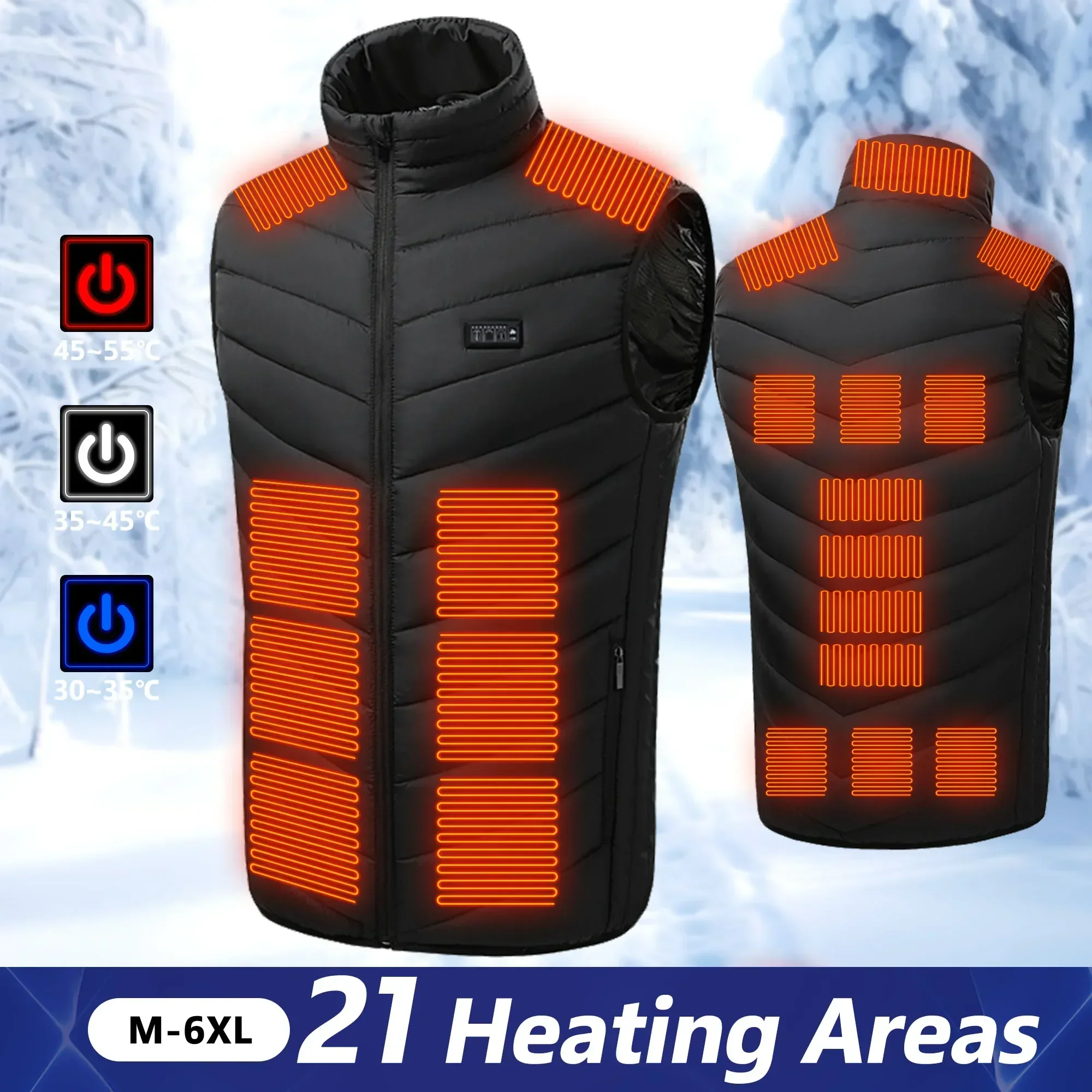 Motorcycle Gear Vest - 21 chaleco calefactable, chaquetas eléctricas con