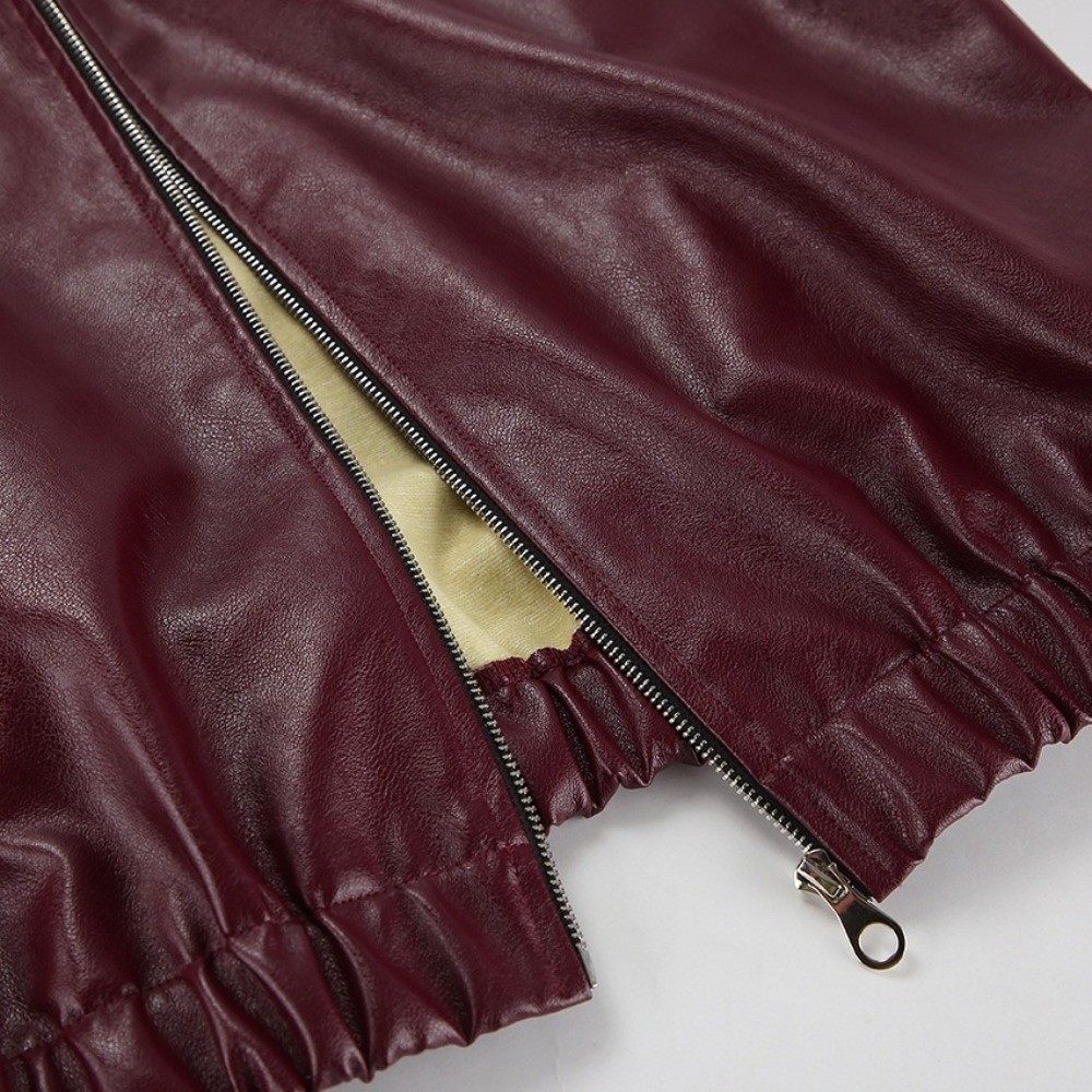 Chaqueta de cuero PU vintage c - Motorcycle Gear Outfit reseña y precio