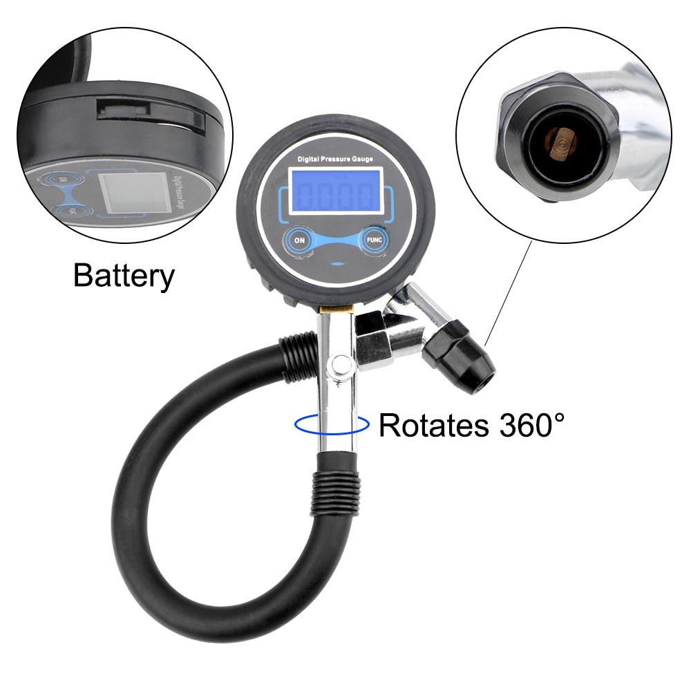 Medidor Digital de presión de  - Tyre Pressure Gauge reseña y precio