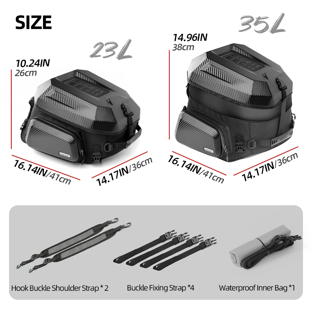 Bolsa trasera para motocicleta - Motorcycle Gear Warehouse reseña y precio