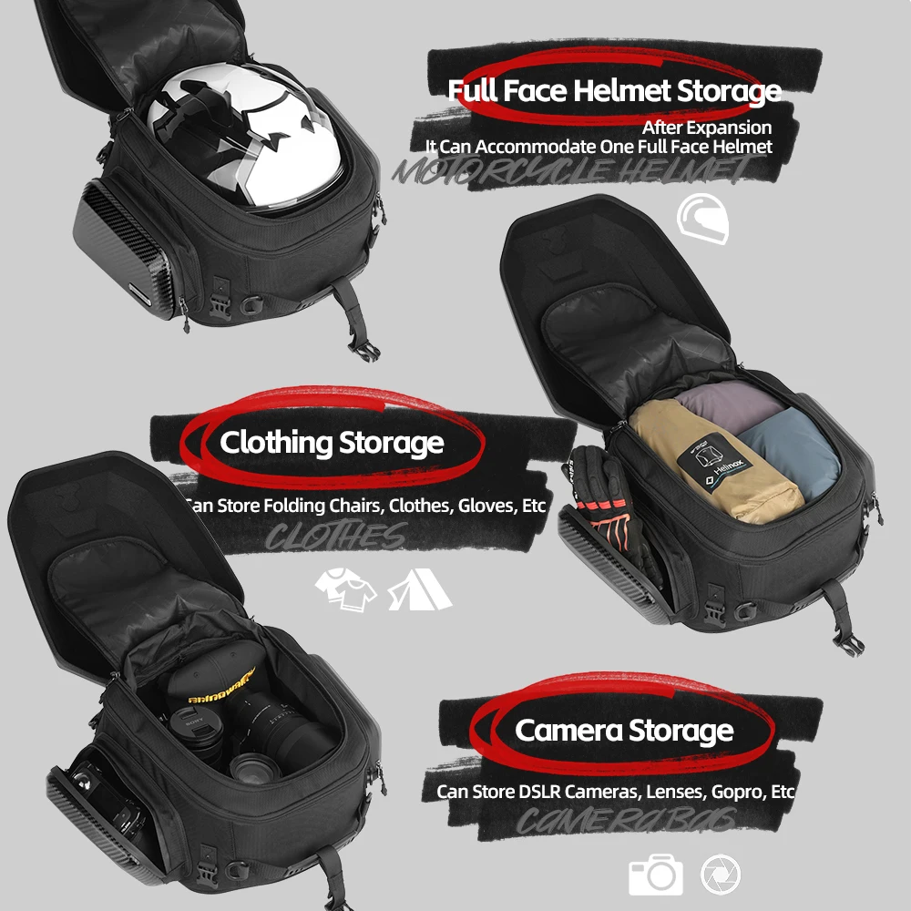 Bolsa trasera para motocicleta - Motorcycle Gear Warehouse reseña y precio