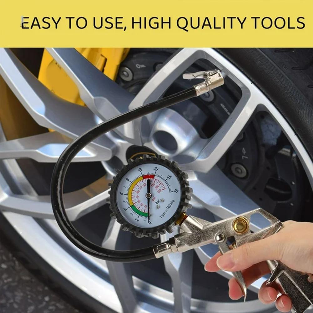 Manómetro de presión de neumát - Tyre Pressure Gauge reseña y precio