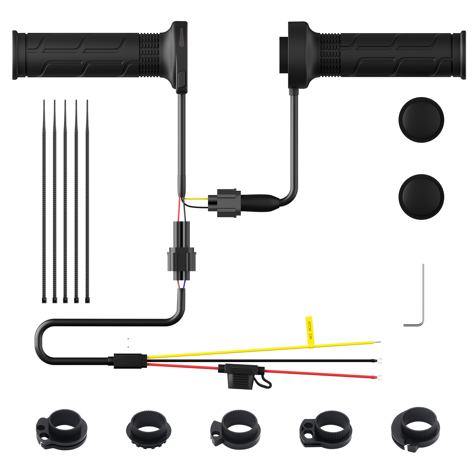 1 Par de Puños Calefactables E - Handlebar Grip Heated reseña y precio