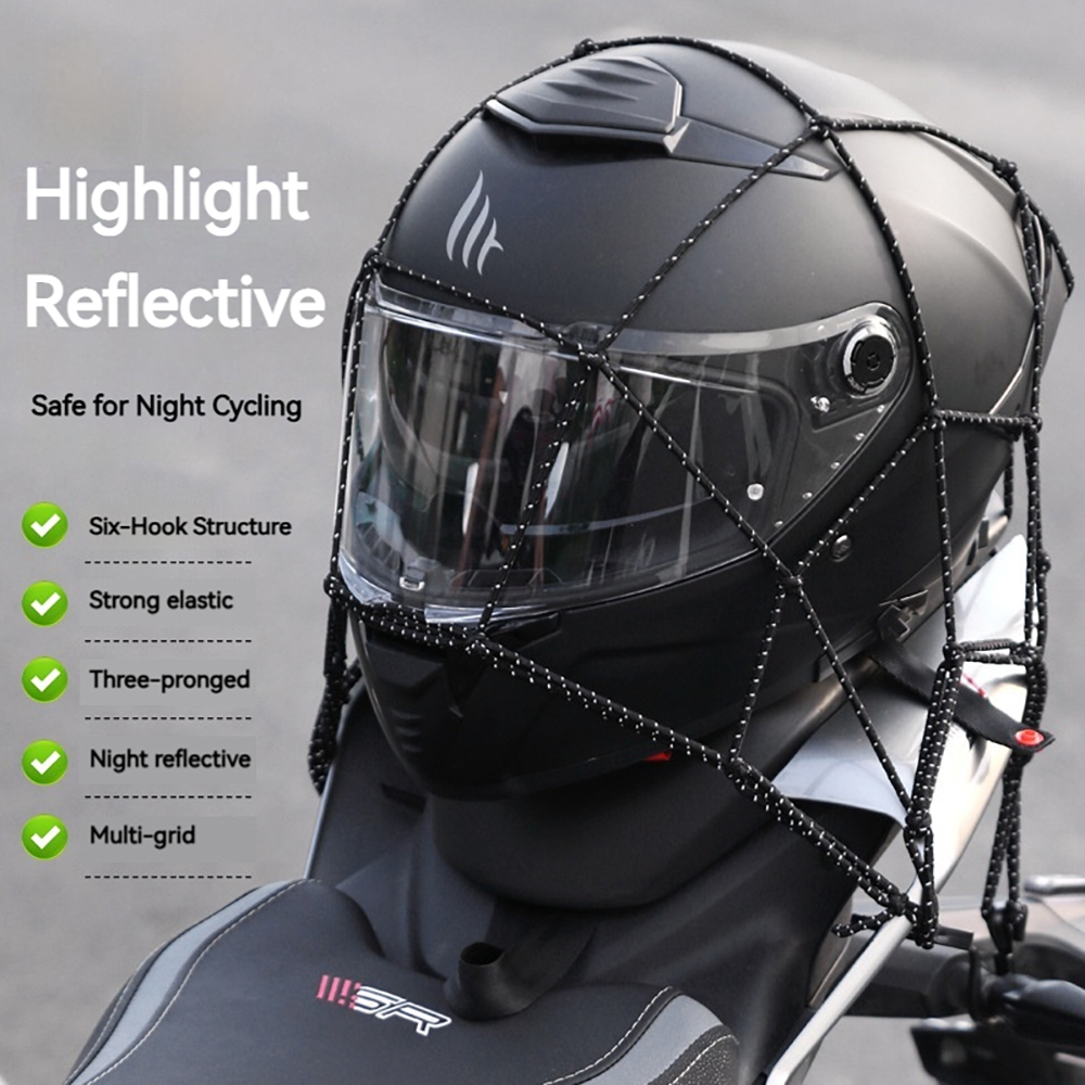 Red de equipaje con 6 ganchos, - Motorcycle Gear Brand reseña y precio