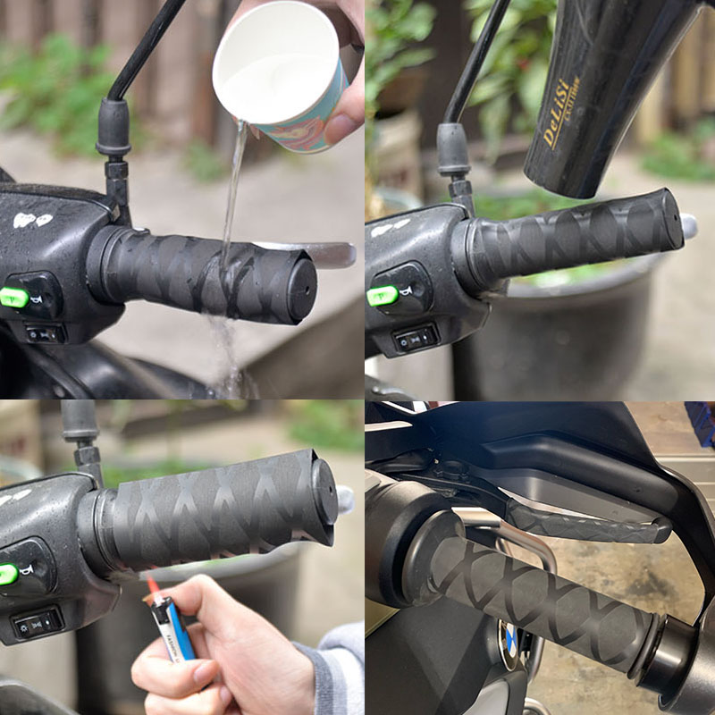 1 par de manijas de motociclet - Handlebar Grip Heated reseña y precio