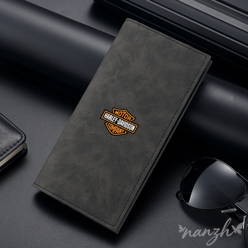 Cartera de cuero larga para mo - Motorcycle Gear Holder reseña y precio