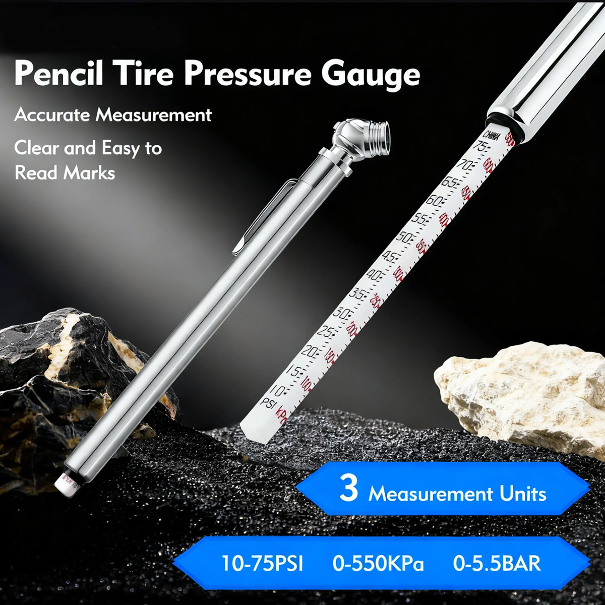 Manómetro de Presión de Neumát - Tyre Pressure Gauge reseña y precio