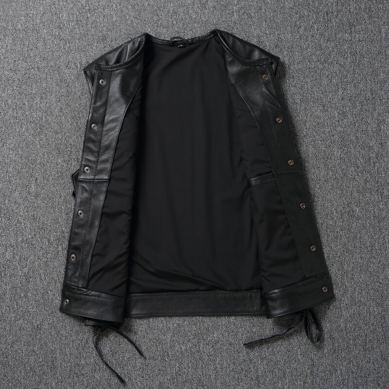 Chaleco de Cuero para Motocicl - Motorcycle Gear Vest reseña y precio