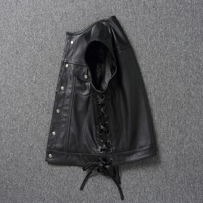 Chaleco de Cuero para Motocicl - Motorcycle Gear Vest reseña y precio
