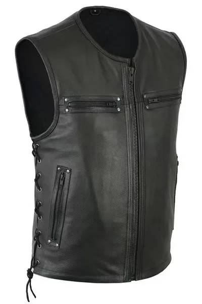 Nuevo Chaleco de Cuero de Colo - Motorcycle Gear Vest reseña y precio