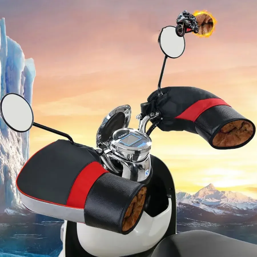 Manguitos para manillar de mot - Motorcycle Gear Protection reseña y precio
