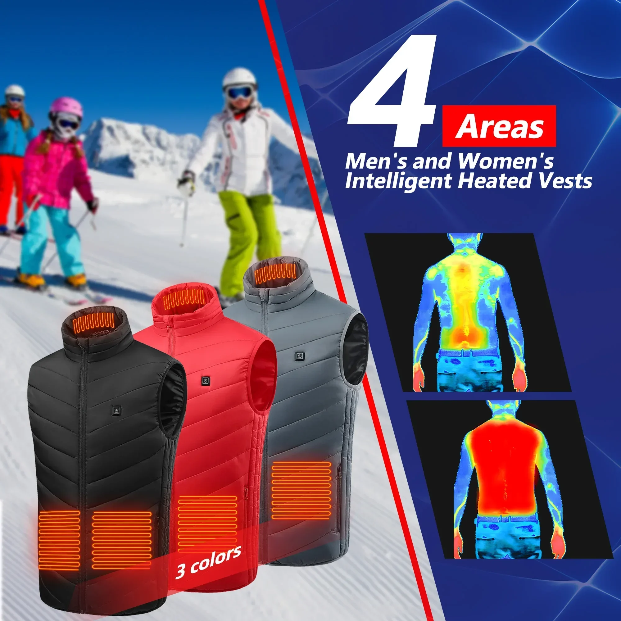 21 chaleco calefactable, chaqu - Motorcycle Gear Vest reseña y precio