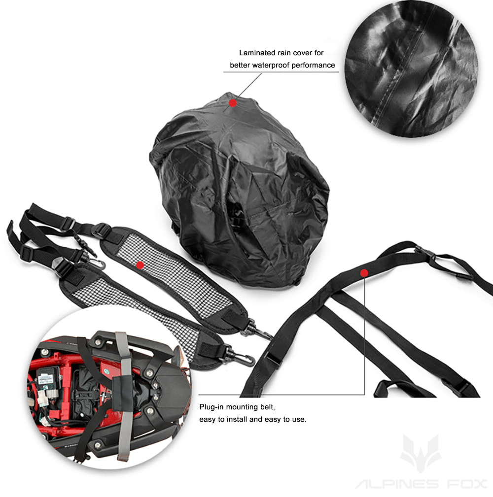 Bolsa de fibra de carbono para - Motorcycle Gear Warehouse reseña y precio