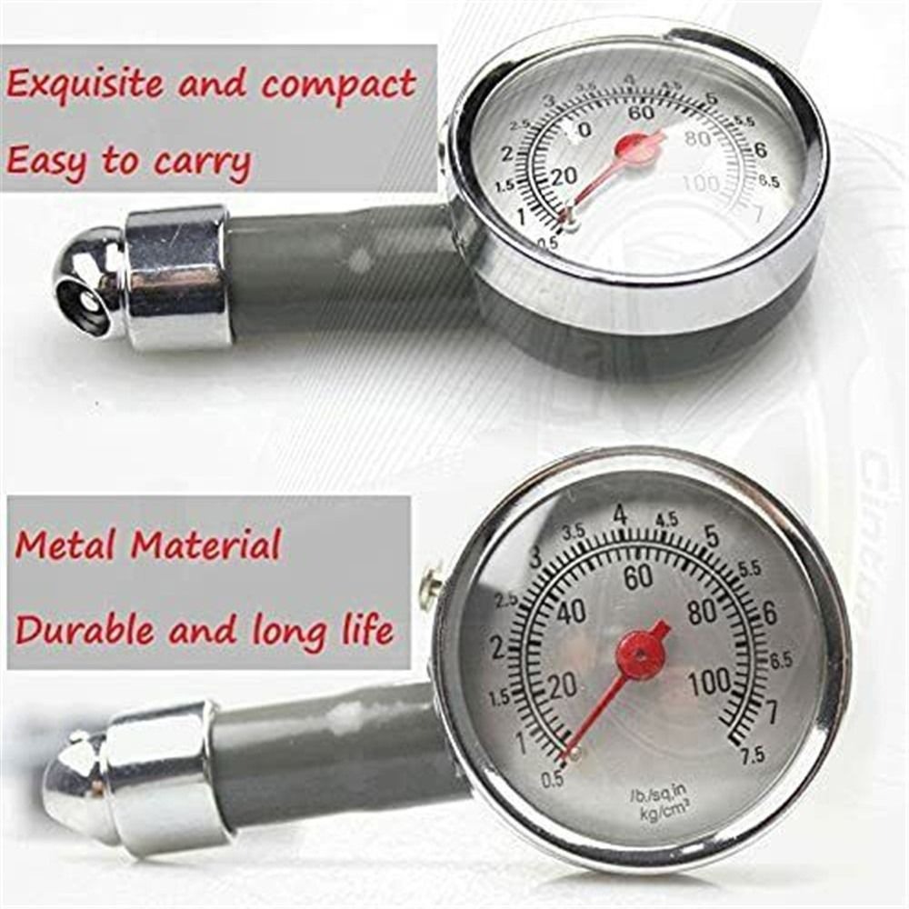 Mini Dial medidor de presión d - Tyre Pressure Gauge reseña y precio