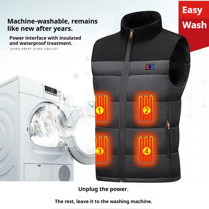 Chaleco calefactable Unisex, r - Motorcycle Gear Vest reseña y precio