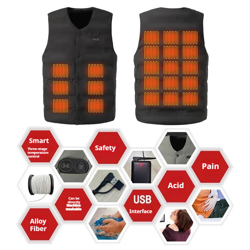 Chaleco calefactor con cuello  - Motorcycle Gear Vest reseña y precio